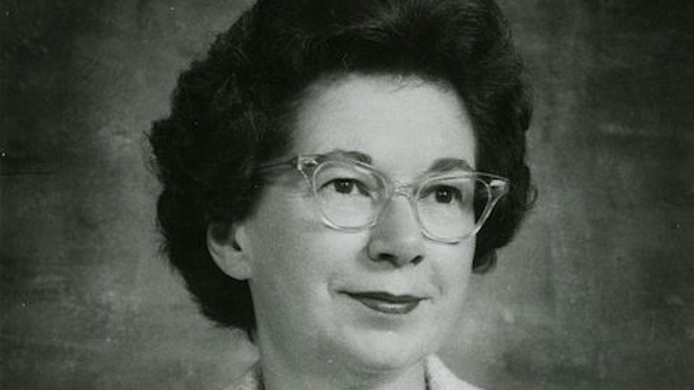Beverly Cleary, black-and-white photo
