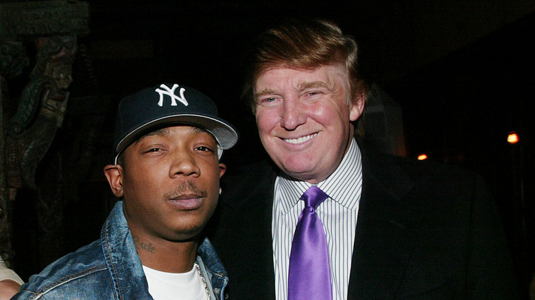 Rapper Ja Rule and Donald Trump photographed together