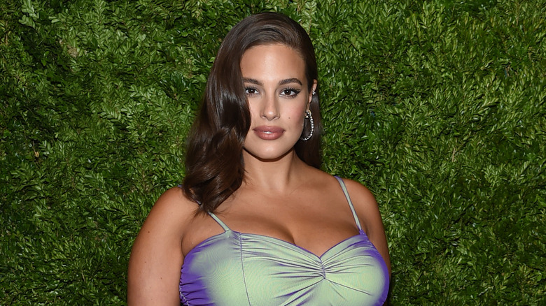 Ashley Graham posing with blowout