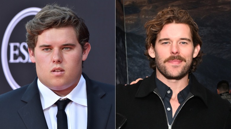 Christopher Schwarzenegger circa 2019 & posing at an event in 2026