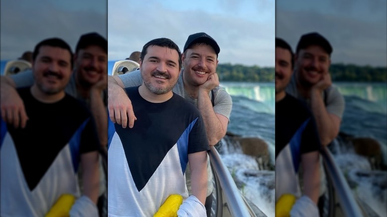 Sergio Guadarrama and Kade Johnson smile for a photo in 2024