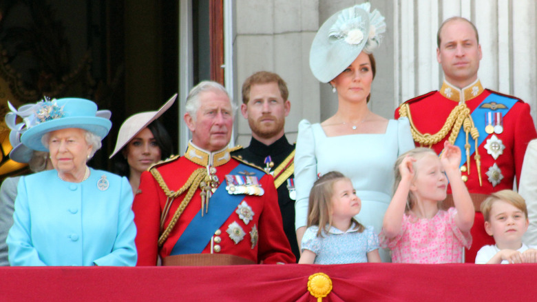 Royal family at Buckingham Palace