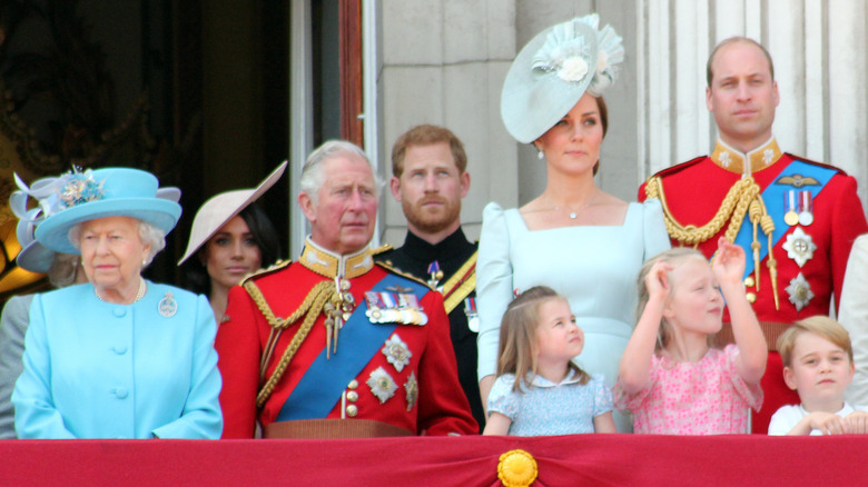 Royal family at Buckingham Palace