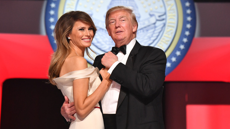 Trump and Melania dance