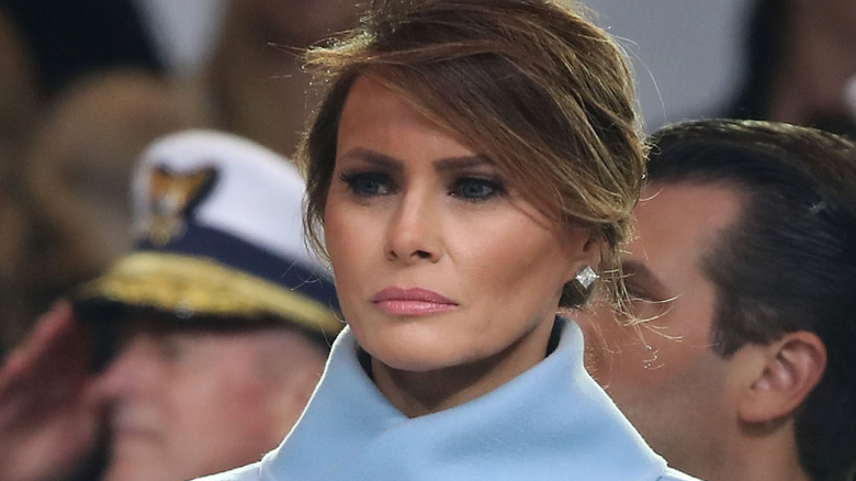 Melania Trump at the Presidential Inauguration in 2017