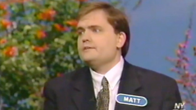 Matthew Fenwick on the "Wheel of Fortune" set