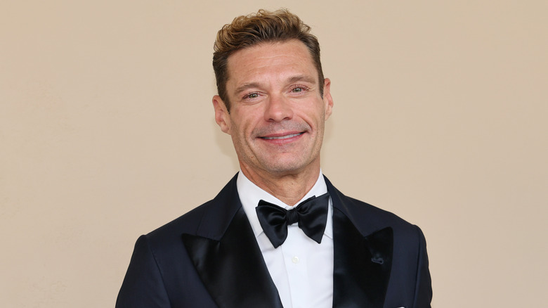 Ryan Seacrest attends premiere of movie in April 2026.