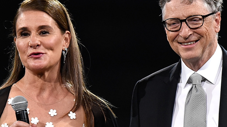 Bill Gates and Melinda French Gates at event