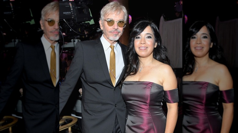 Billy Bob Thornton standing next to Connie Angland