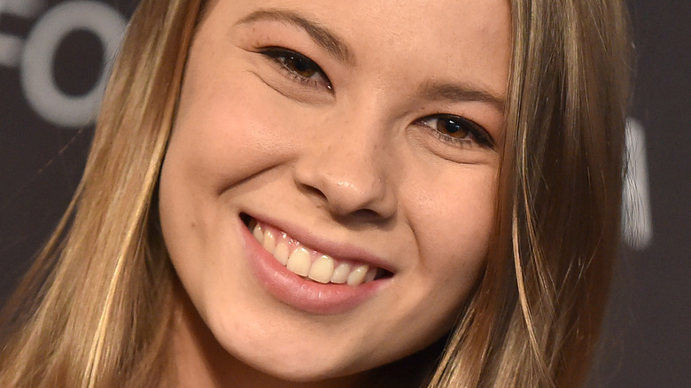 close up of Bindi Irwin smiling