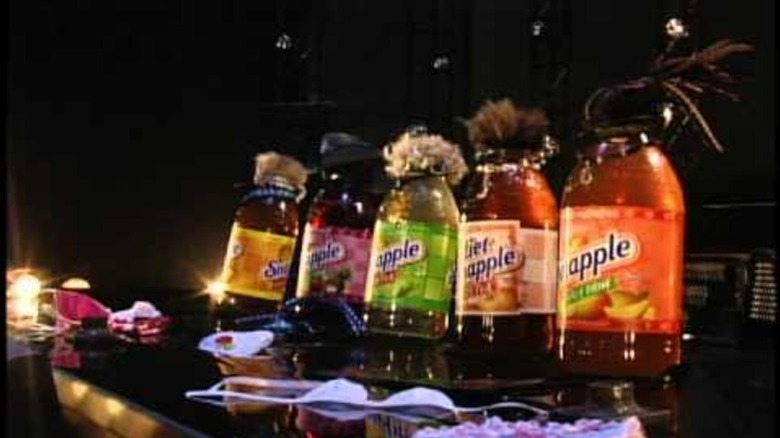 Snapple bottles in a boy band.