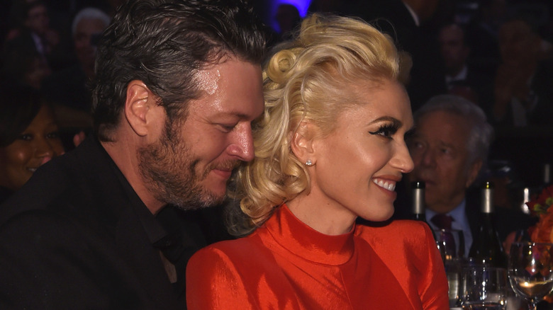 Blake Shelton and Gwen Stefani at 2016 gala