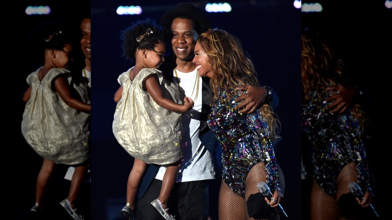 Jay-Z, Beyonce, and Blue Ivy Carter