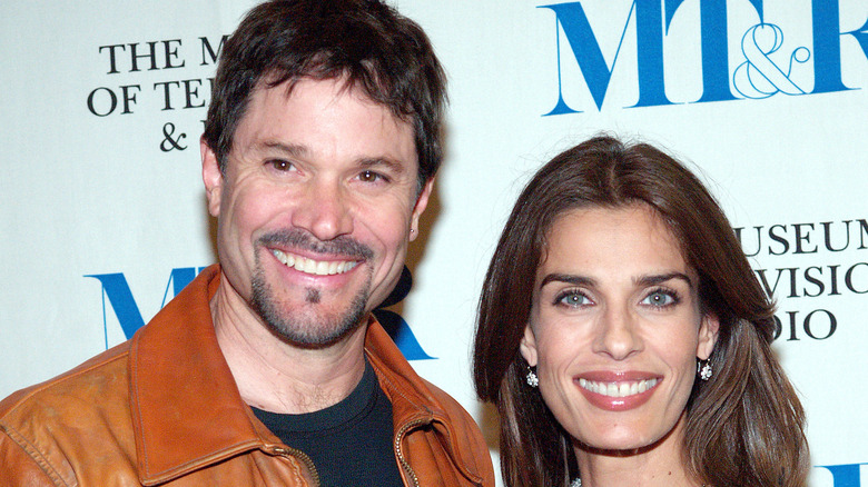 Peter Reckell and Kristian Alfonso smiling