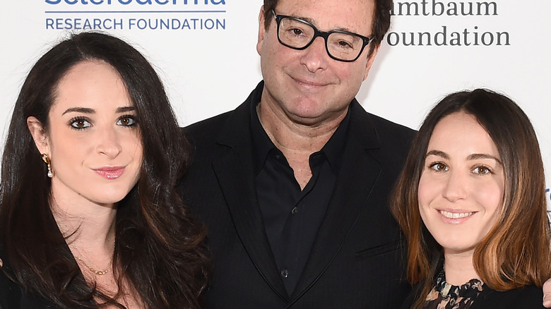 Bob Saget with daughters Lara and Aubrey