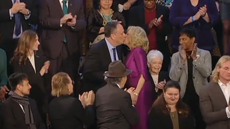 Body Language Expert Dissects Jill Biden And Doug Emhoff's Kiss That