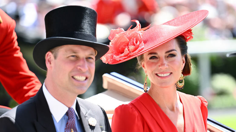 Kate Middleton and Prince William smiling