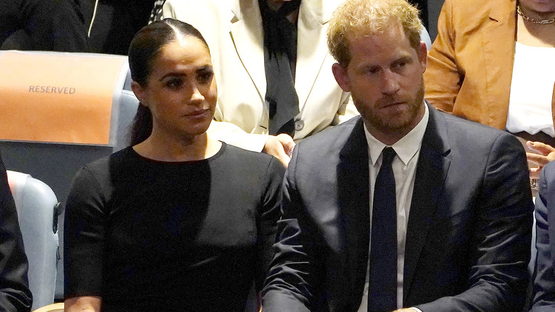 Meghan Markle and Prince Harry posing 