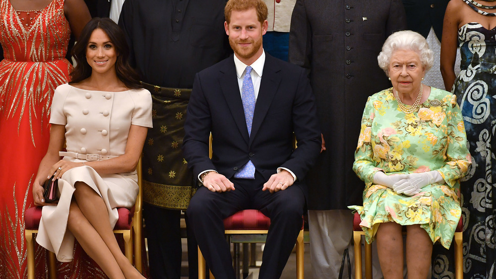 Queen Elizabeth and Meghan Markle