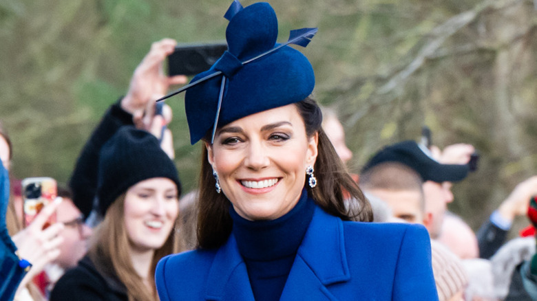 Kate Middleton on Christmas walk