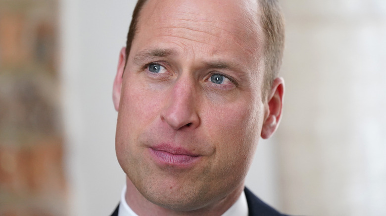 Prince William serious