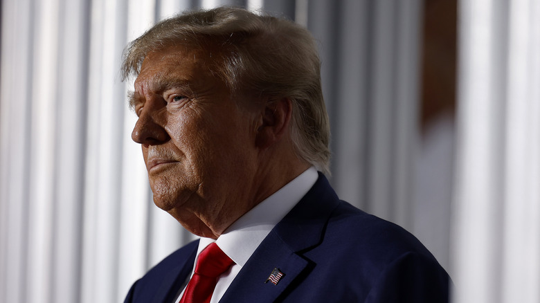 Donald Trump smiling