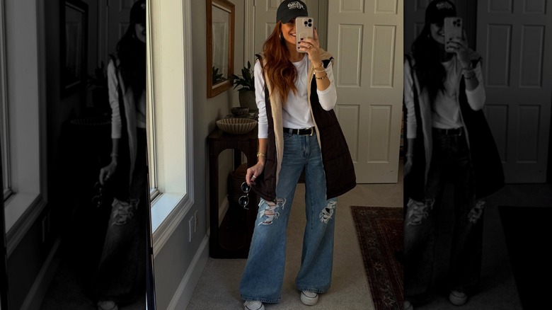 Jenn Todryk taking a mirror selfie