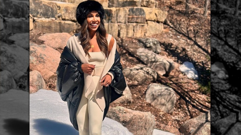 Taniya Nayak smiling in the snow