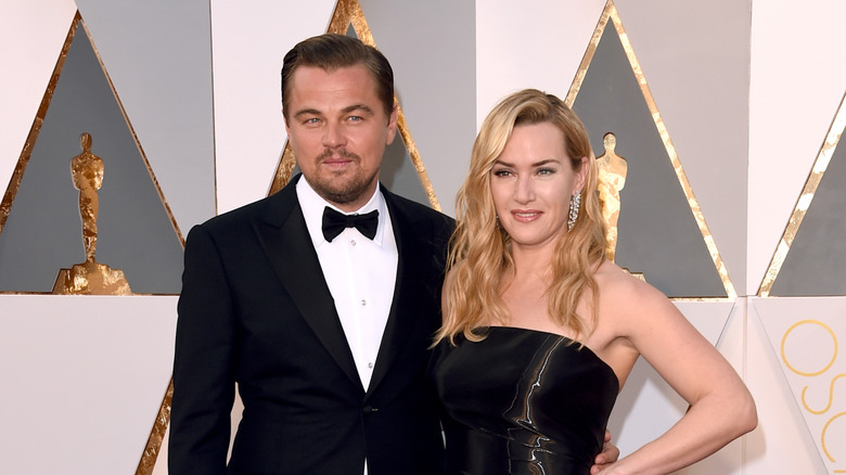 Leonardo DiCaprio and Kate Winslet at the 88th Annual Academy Awards on February 28, 2016
