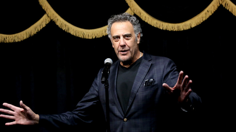Brad Garrett performing stand-up