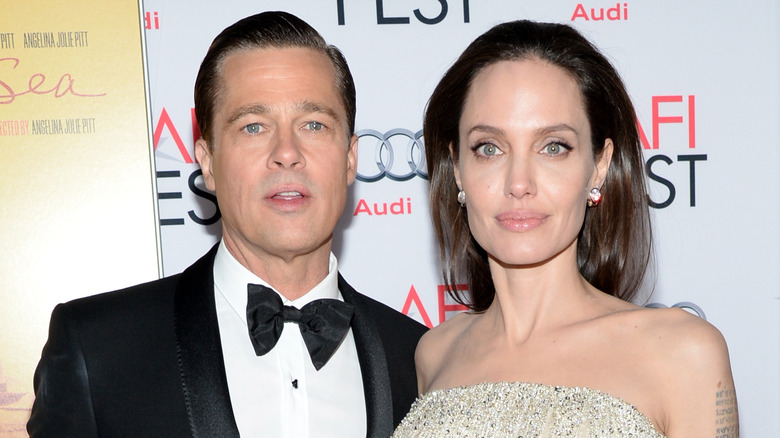 Brad Pitt and Angelina Jolie at event 