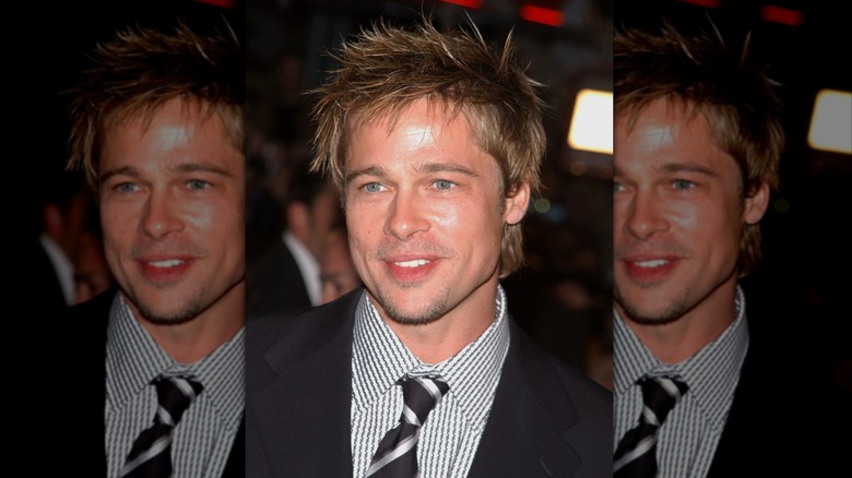 Brad Pitt at the 2001 premiere of "Ocean's Eleven"