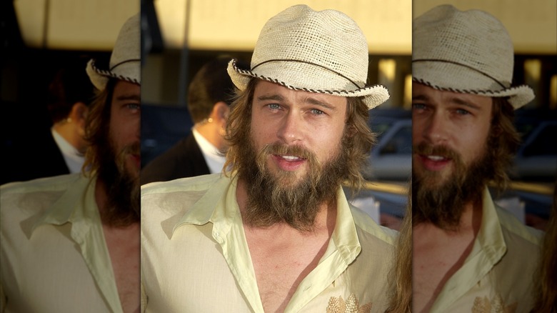 Brad Pitt at the 2002 premiere of "Full Frontal"