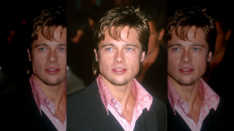 Brad Pitt poses for a photo in 1999