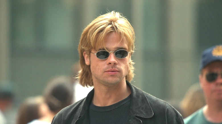 Brad Pitt with sunglasses in The Devil's Own