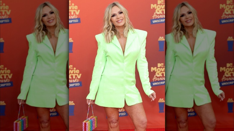 Tamra Judge on red carpet