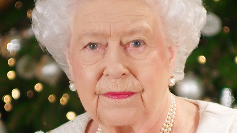 Queen Elizabeth during Queen's speech 