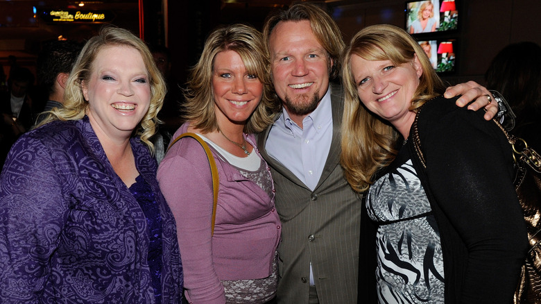 Kody Brown with three ex-wives