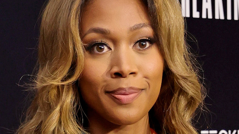 Nicole Beharie smiling in 2022