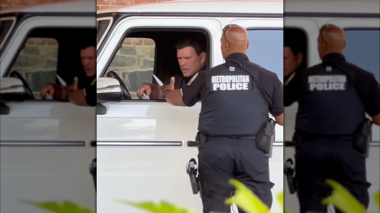Brett Baier being pulled over in D.C., August 2025