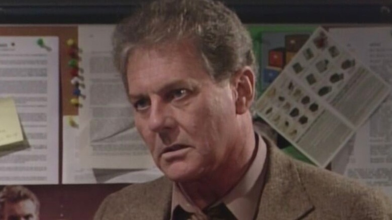 Carl Williams looking upset