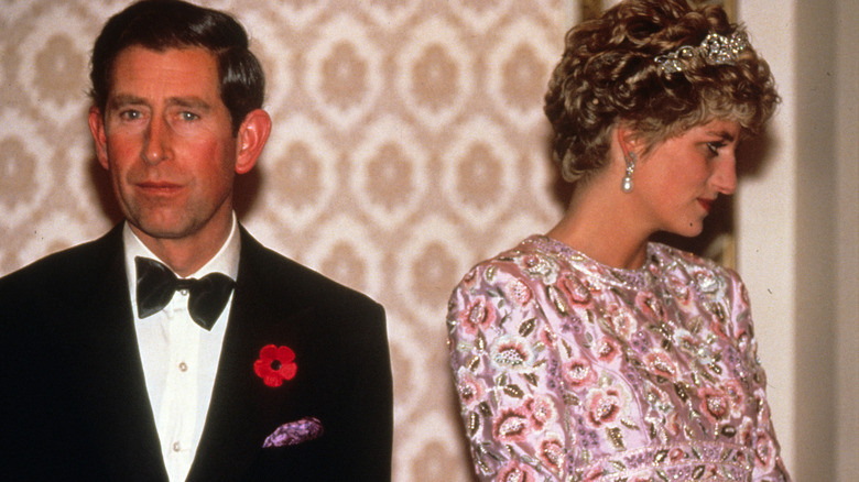 Princess Diana captured turning away from Prince Charles during their South Korea tour