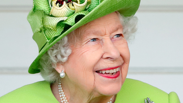 Queen Elizabeth attending an event