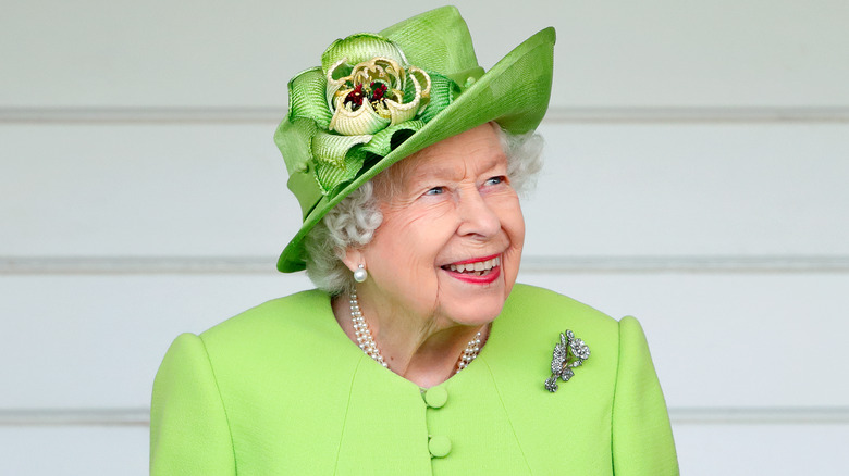 Queen Elizabeth attending an event