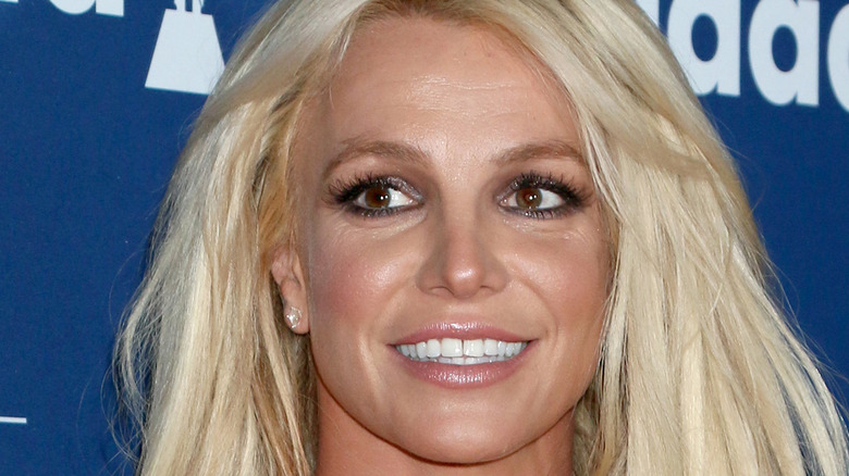 Britney Spears smiling 