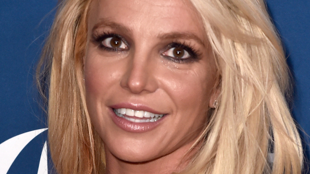 Britney Spears smiling red carpet