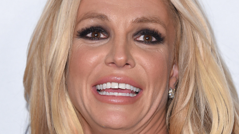 Britney Spears smiles in 2018 photo
