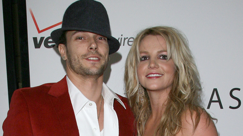 Kevin Federline and Britney Spears on the red carpet