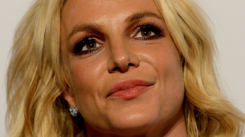 Britney Spears smiling softly in 2017