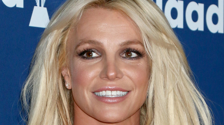 Britney Spears smiling